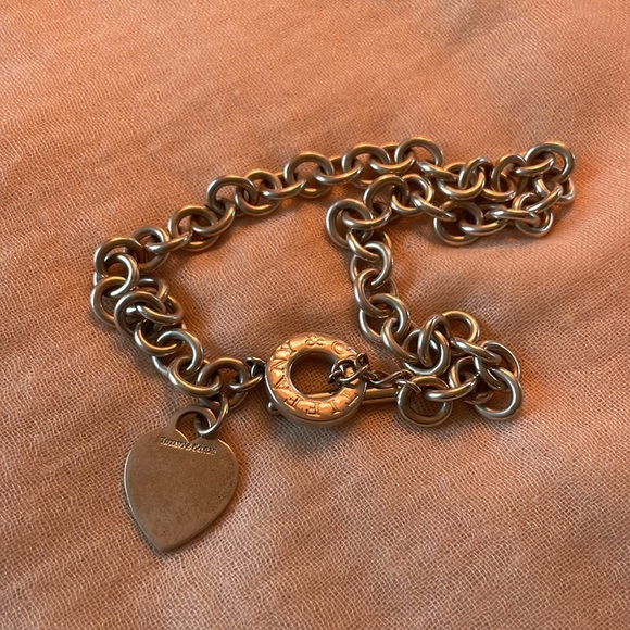 Tiffany & Co. Heart Tag Toggle Necklace in Silver - Picture 2 of 3